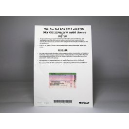 Windows 2012 Server Standard (auch R2) Additional License, OEM/Fujitsu, englisch (für weitere 2 CPUs / 2 VMs)