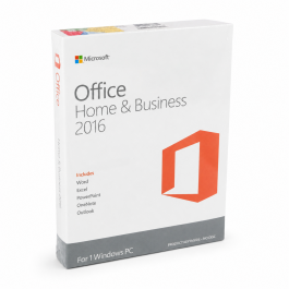 Office 2016 Home and Business Vollversion, englisch - neu