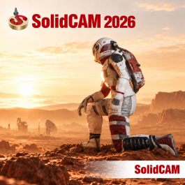 SolidCAM 2026 (2,5D Fräsen, variables Tieflochbohren…)