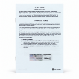 Windows 2022 Server Standard Edition, Additional License, OEM (HP), (+4 Kerne) - neu