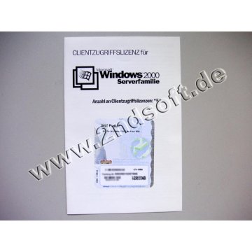 Zugriffslizenzen für Windows 2000 Server