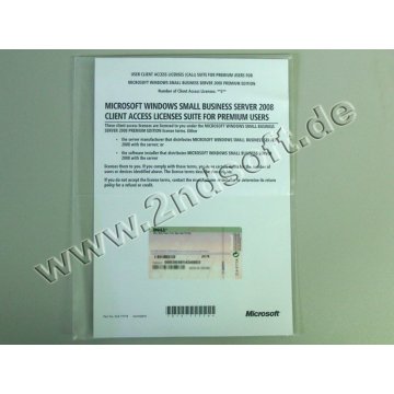 Windows Small Business Server 2008 Client Access User Premium