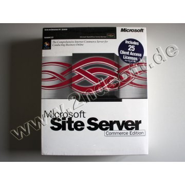 Site Server 3 Commerce mit 25 Clients Vollversion, englisch für Windows NT - neu