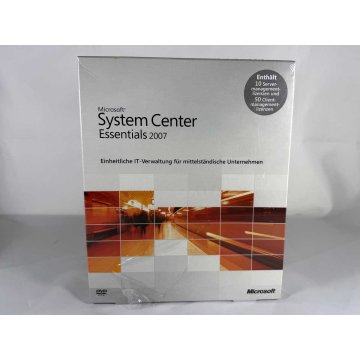 System Center Essentials 2007 mit 10 Server- / 50 Clientmanagementliz., Vollversion, deutsch - neu